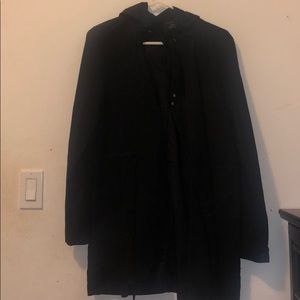 Black long coat 🧥 thin material very cute